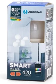 LED RGBW Lampadina G45 E27/4,9W/230V 2700-6500K - Aigostar