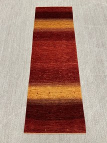 Loribaft Tappeto 80 x 230 Giallo (Iran) Annodato A Mano