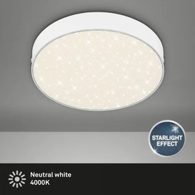 Briloner 7073-416 - Plafoniera LED STAR SKY LED/16W/230V diametro 21 cm bianco