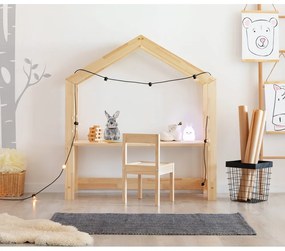 Banco da lavoro per bambini in legno di pino Bran, 40 x 111 cm - Adeko