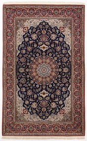 Isfahan Tappeto 240x150 (Iran) Annodato A Mano
