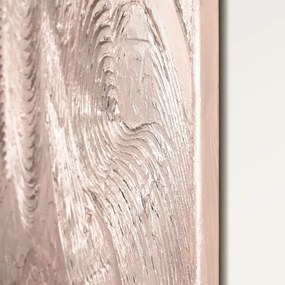 Quadro dipinto a mano 88x118 cm Metallic Rose - Malerifabrikken