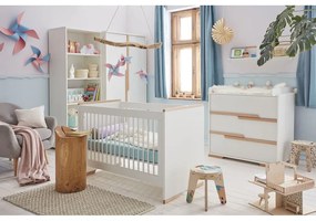 Cassettiera bianca per bambini Snap - Pinio