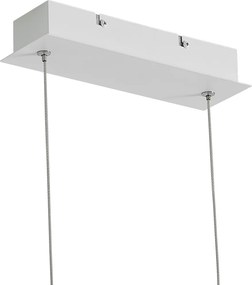 Lampada a sospensione bianca con LED dimmerabile a 3 livelli 2700-4000K con dip switch - Keane
