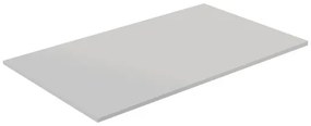 Top per lavabo Compatech VISOBATH L 81 x H 1.2 x P 46 cm grigio mdf, opaco