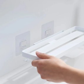 Mensola da bagno senza foratura bianco opaco in acciaio Film Hook – YAMAZAKI