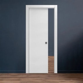 Porta interna scorrevole Demios in MDF colore bianco, L 90 x H 210 cm, apertura reversibile