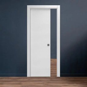 Porta scorrevole Demios bianco L 80 x H 210 cm reversibile