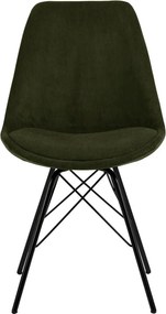 Sedia da pranzo verde scuro Eris - Actona