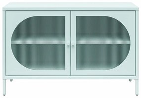 Vetrina in metallo azzurra 100x64x40 cm Luna - Støraa