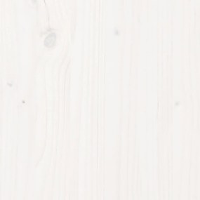 Giroletto bianco in legno massello 120x190 cm small double