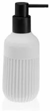 Dispenser di Sapone Versa Stria Bianco Plastica Resina (6,5 x 18,5 x 6,5 cm)