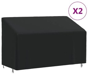 Coperture Per Panca A 3 Posti 2pz 165x70x65/94 Cm 420d Oxford /