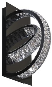 Zuma Line MX3274-2-3BCT-LED Lampada da parete TULA LED 18W 230V 2700-6000K nera