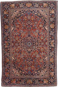 Kashan Tappeto 130x210 (Iran) Annodato A Mano