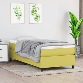 Giroletto A Molle Con Materasso Verde 100x200 Cm İn Tessuto /
