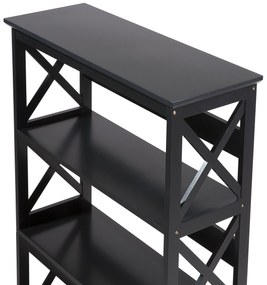 Set di mobili da ufficio legno chiaro e nero FOSTER/CALVIN Beliani
