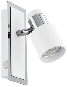 Spot Moderno Davida In Acciaio Cromo 1 Luce Gu10 4,6W Ip20