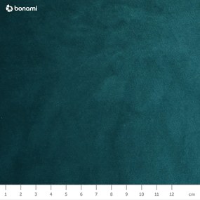 Letto matrimoniale imbottito turchese con contenitore con griglia 180x200 cm Kiana - Makamii