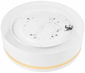 Plafoniera SIRJA STRIPE 4xE27/15W/230V diametro 45 cm bianco