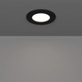 Eglo 901385 - Set 3x faretto da incasso FUEVA LED/3,7W/230V Ø 8,8 cm nero