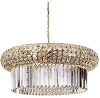 Lampadario Classico Nabucco Metallo Oro 16 Luci E14