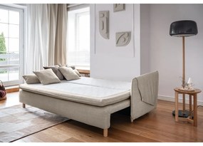 Divano letto beige 207 cm Simon - Miuform