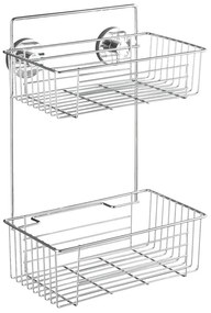Scaffale autoportante a due piani Vacuum-Loc, capacità di carico fino a 33 kg Bari - Wenko