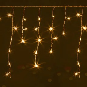 Brilagi - Catena luminosa natalizia a LED da esterno 400 LED/8 funzioni 23 x 0,6 m IP44 bianco caldo