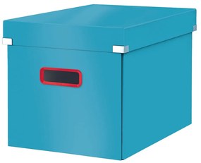 Scatola di cartone blu con coperchio 32x36x31 cm Click&amp;Store - Leitz