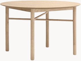 Tavolo rotondo con gambe in legno di caucciù Junco