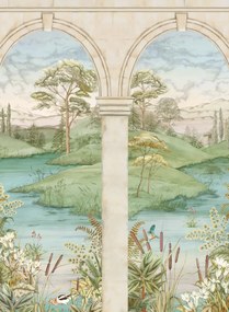 Osborne & Little Carta da parati panoramica Colonnato - Plaster