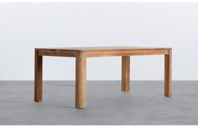 Tavolo da Pranzo Rettangolare in Legno di Mango (200x100 cm) Valde - The Masie