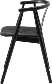 Sedia da pranzo nera Relate - Unique Furniture