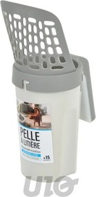 Paletta grigio chiaro 16x11 cm – Love Story