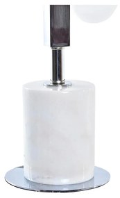 Lampada da tavolo DKD Home Decor Argentato Bianco 220 V Moderno (15 x 15 x 68 cm)