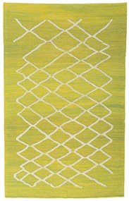 Kilim Tappeto persiano 130x210 Giallo (Iran) Tessuto A Mano