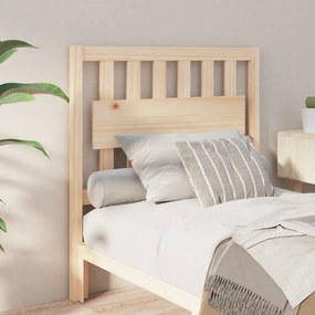 Testiera per Letto 95,5x4x100 cm in Legno Massello di Pino