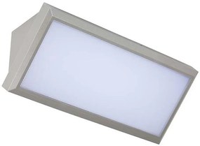 Lampada da parete LED esterna 20W 230V 4000K IP65 grigio