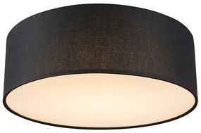 Plafoniera nera 30 cm con LED - Drum LED