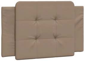 Letto con materasso cappuccino 90x190 cm similpelle