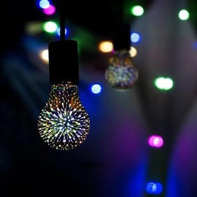 Lampadina decorativa LED 3D FILAMENTO A60 E27/3W/230V 3000K