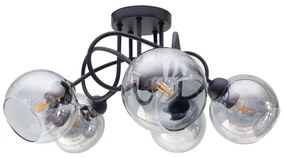 Lampadario a plafone LATIL 5xE27/60W/230V nero