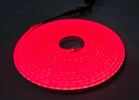 Striscia LED flessibile NEON LED/10W/230V 5 m IP65 rossa