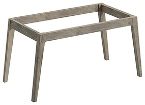 Gamba per mobili Kompas in legno rovere L 80 cm