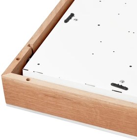 Plafoniera OAK SQUARE 4xE27/15W/230V 48x48 cm quercia/bianco