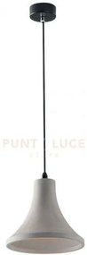 Lampadario a sospensione ando forma geometrica grigia 1 luce attacc...