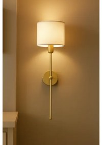 Lampada da parete MADELA 1xE14/40W/230V bianco/beige