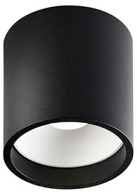 Light Point - Solo 1 Rotondo Plafoniera 6W 3000K Nero/White LIGHT-POINT