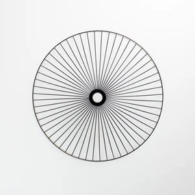 Paralume universale CURITIBA, Ø 60 cm, nero